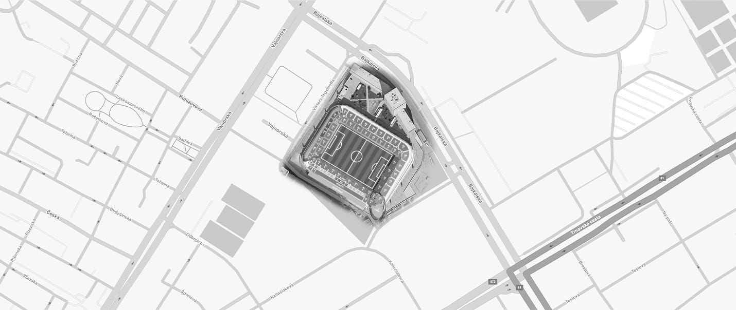 mapa stadionu